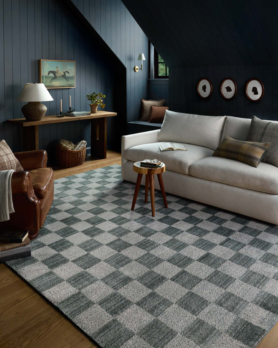 Loloi Calvin Blue / Ivory Rug detail image