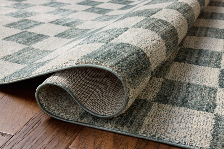 Loloi Calvin Blue / Ivory Rug detail image