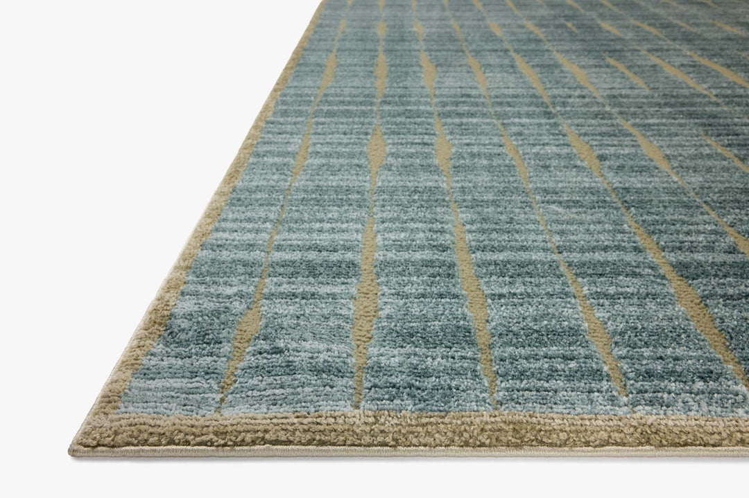 Loloi Calvin Ocean / Olive Rug detail image