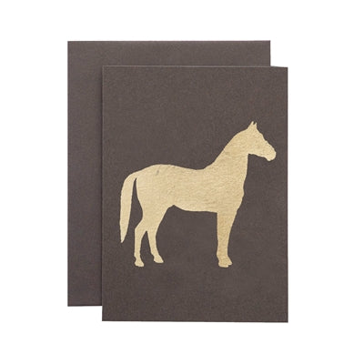 Brown Horse Card