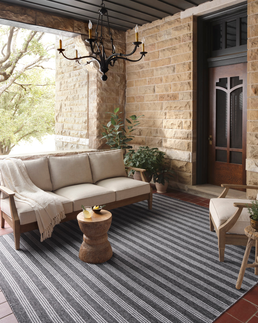 Magnolia Home by Joanna Gaines x Loloi Charlie Charcoal / Grey Rugs