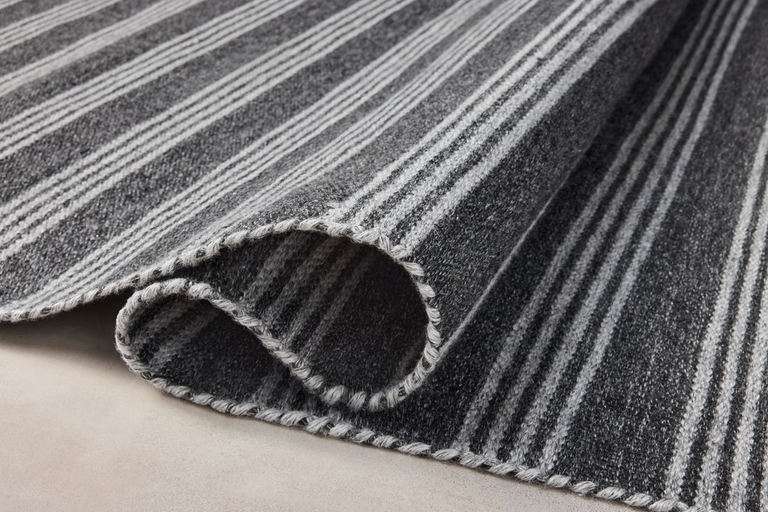 Magnolia Home by Joanna Gaines x Loloi Charlie Charcoal / Grey Rugs
