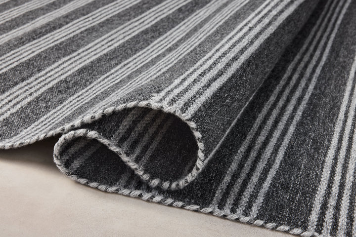 Magnolia Home by Joanna Gaines x Loloi Charlie Charcoal / Grey Rugs