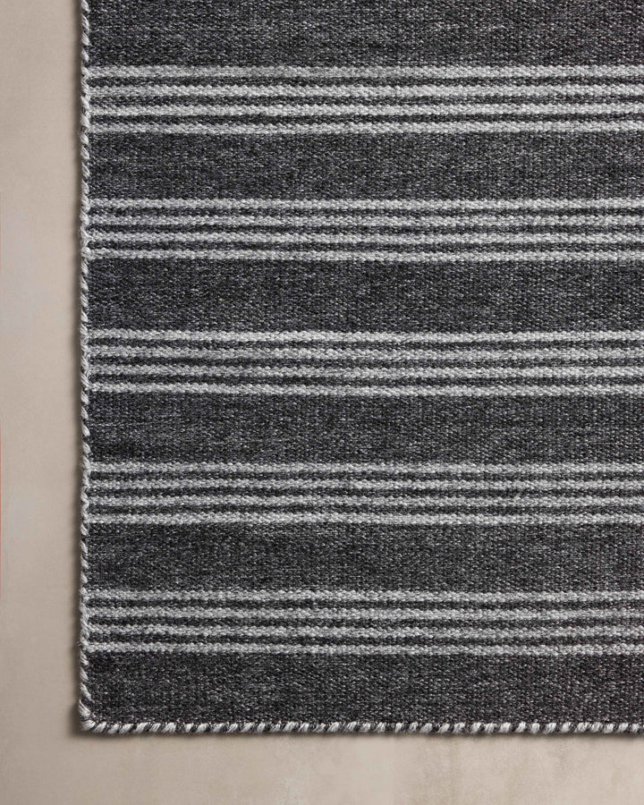 Magnolia Home by Joanna Gaines x Loloi Charlie Charcoal / Grey Rugs