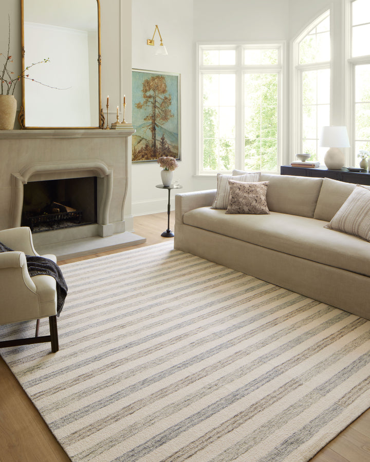 Chris Loves Julia x LoloiChris Ivory / Slate Rugs