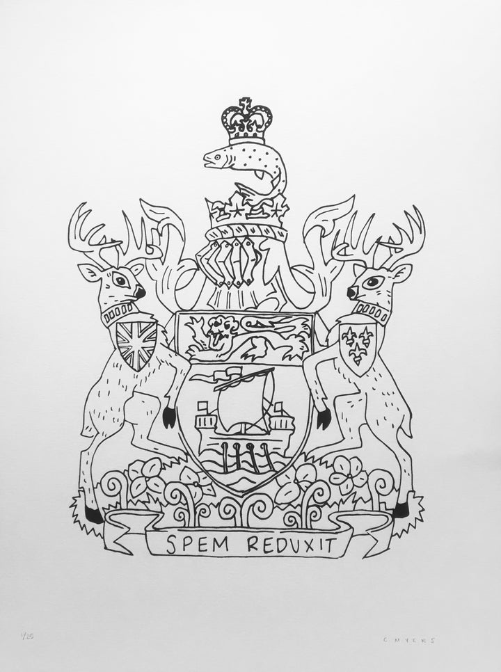 Spem Reduxit NB Coat of Arms