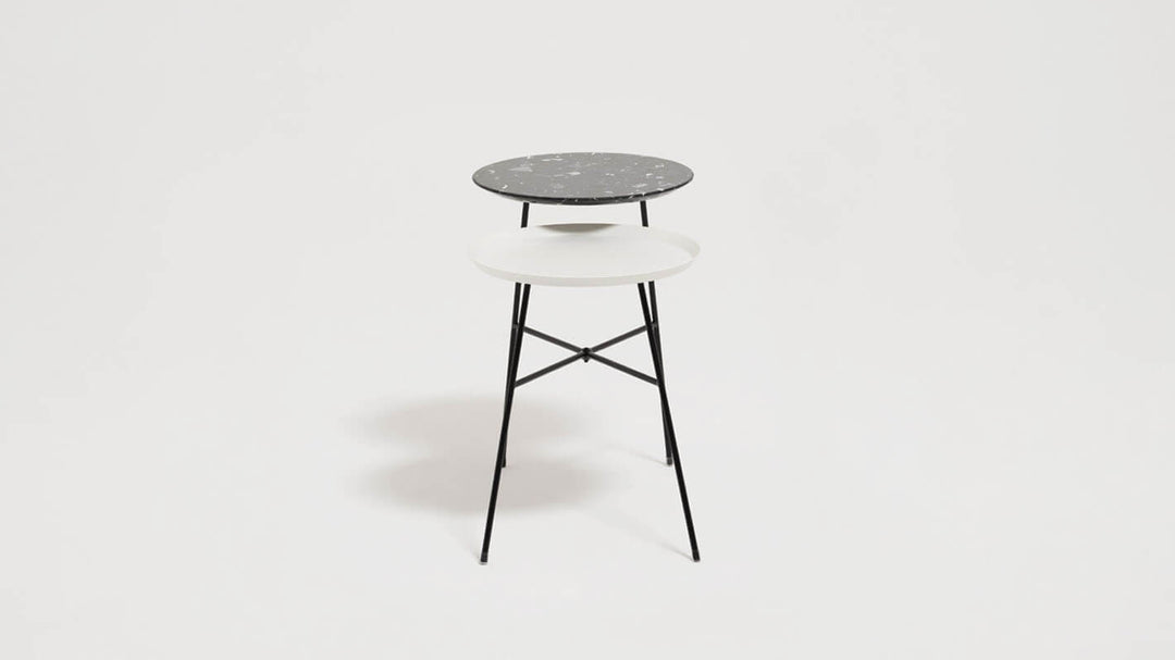 Peggy Side Table with Quartz Finish