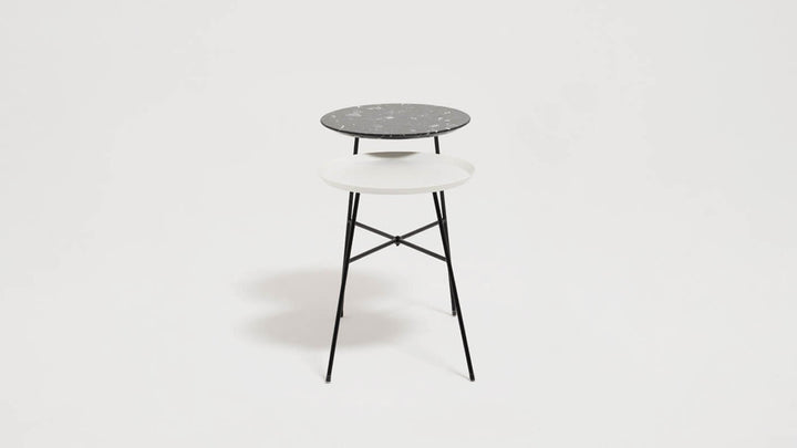 Peggy Side Table with Quartz Finish