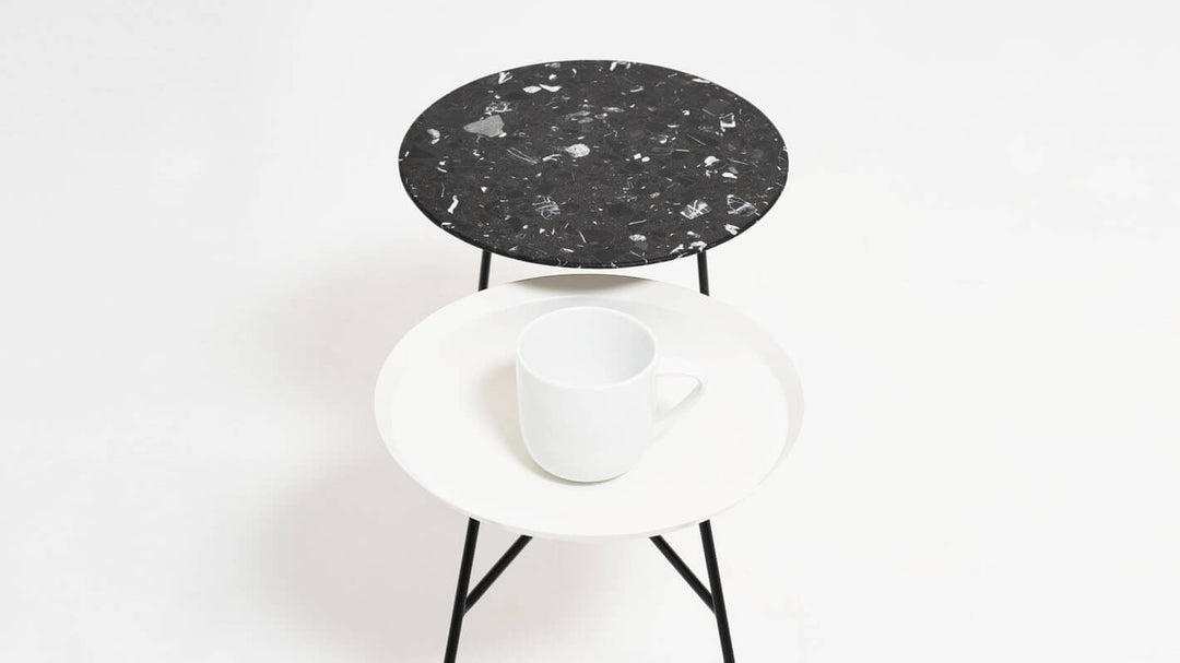Peggy Side Table with Quartz Finish