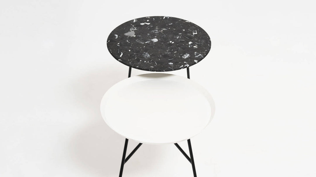 Peggy Side Table with Quartz Finish