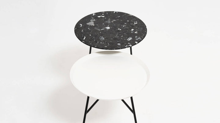 Peggy Side Table with Quartz Finish