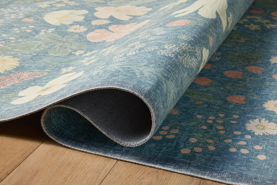 Rifle Paper Co. x Loloi Cotswolds Teal Rugs
