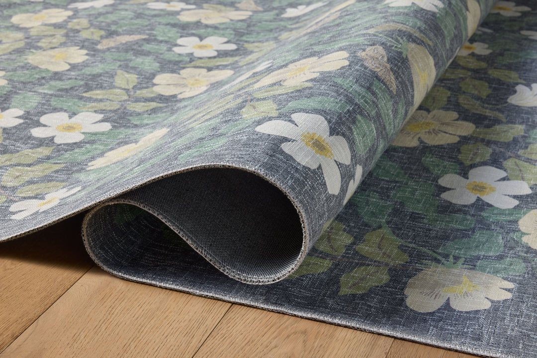 Rifle Paper Co. x Loloi Cotswolds Charcoal Rugs