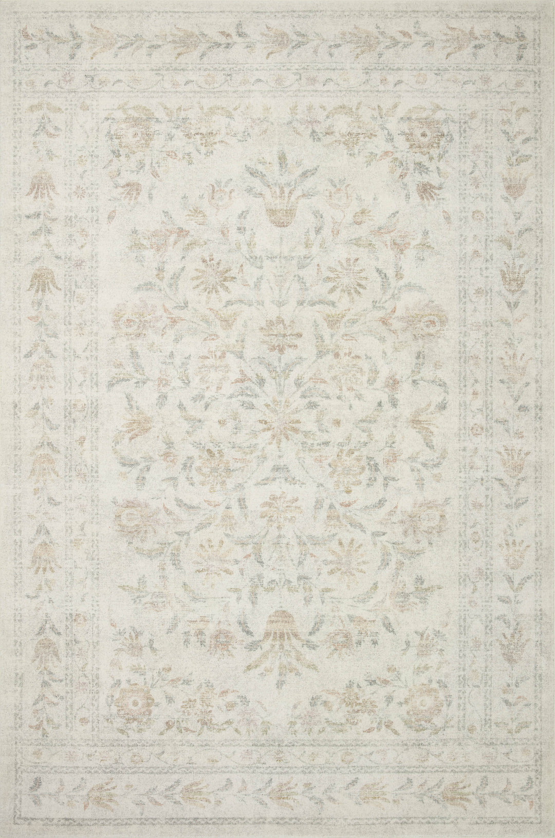 Rifle Paper Co. x Loloi Courtyard Yellow / Multi Rugs