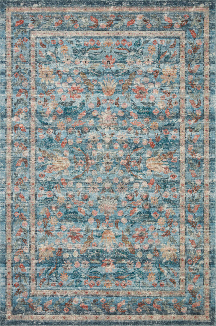 Rifle Paper Co. x Loloi Courtyard Blue Rugs