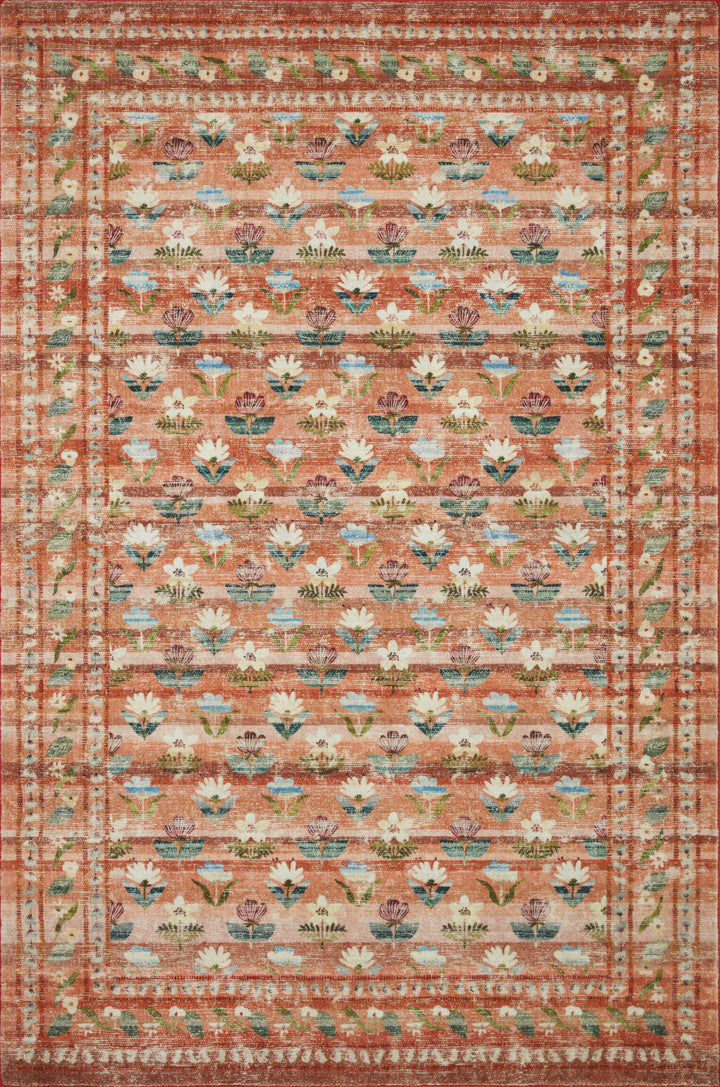 Rifle Paper Co. x Loloi Courtyard Terracotta Rugs