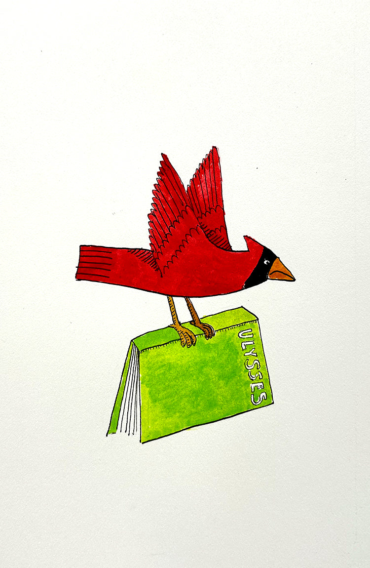 Cardinal 4 | Inks on Paper by Colin Smith