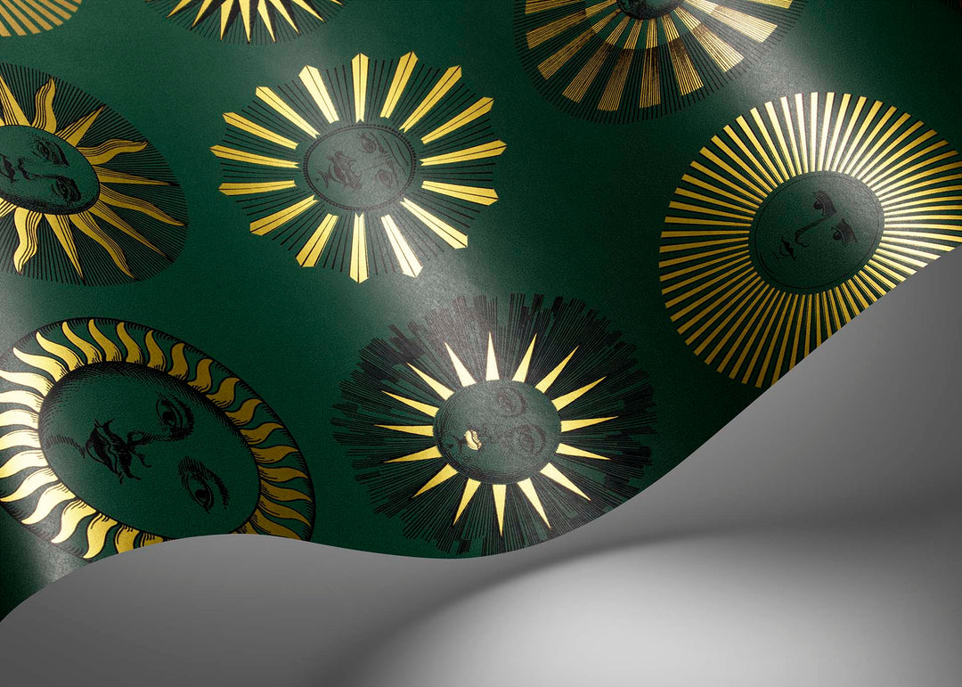 Soli Wallpaper green details