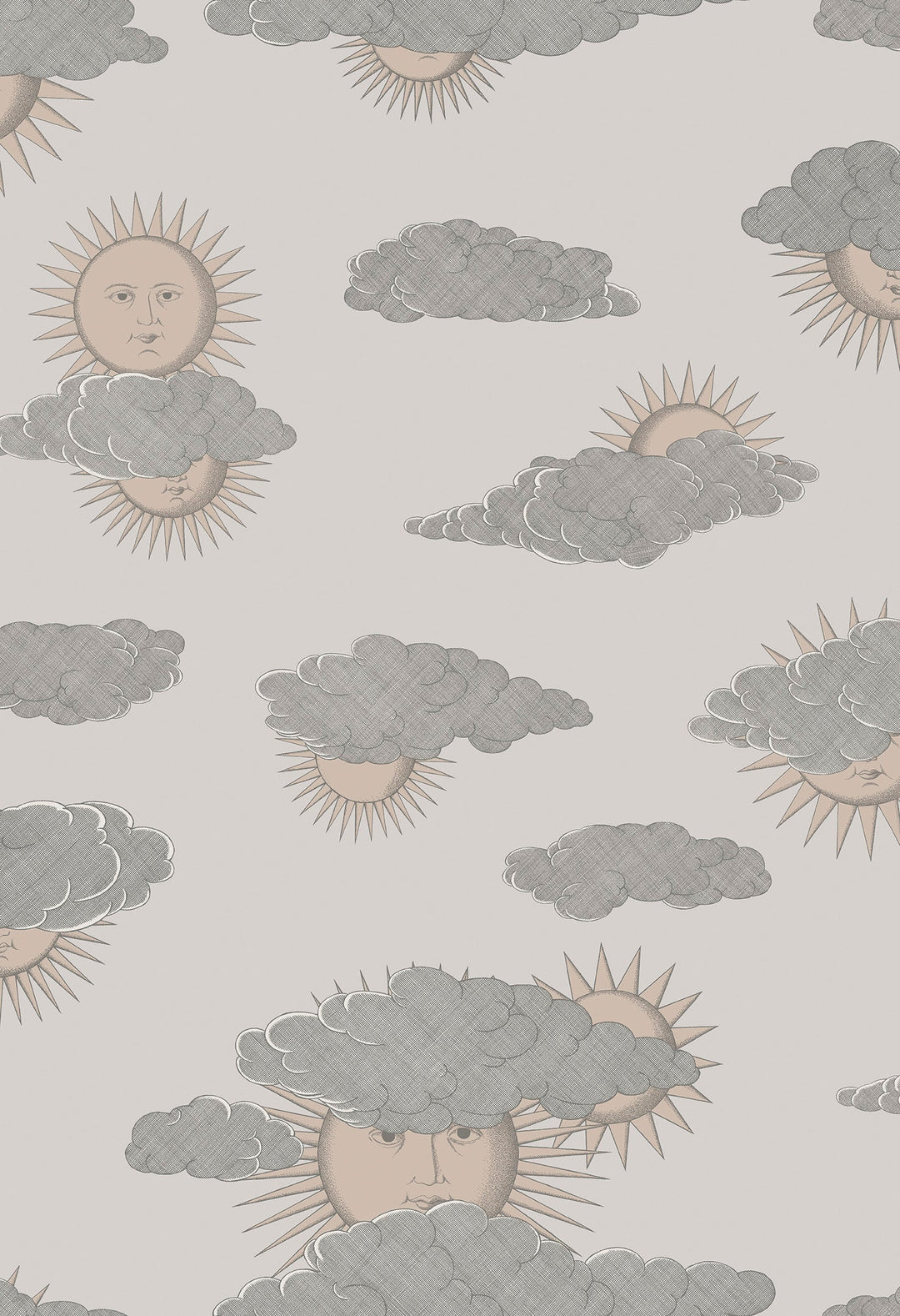 Soli e Nuvole Wallpaper Beige