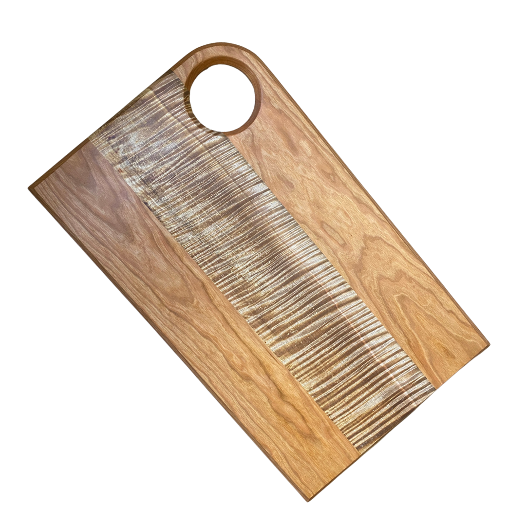 Serving Board - Tiger Maple & Cherry Wood