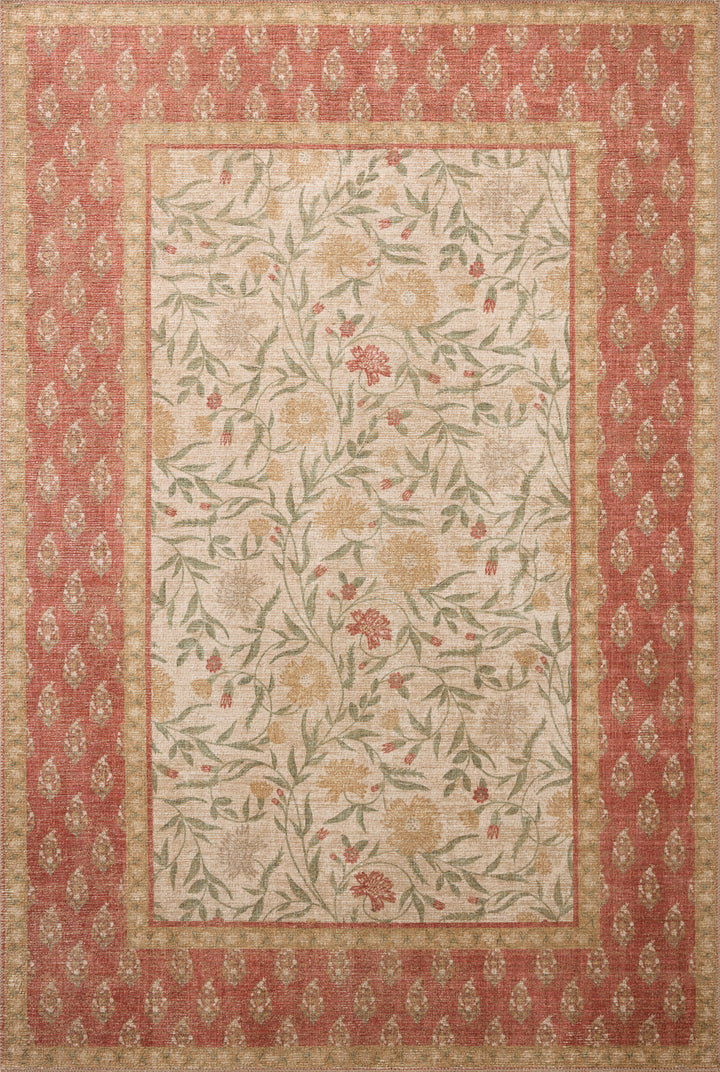 Rifle Paper Co. x Loloi Edinburgh Ivory / Spice 10'-0" x 14'-0"