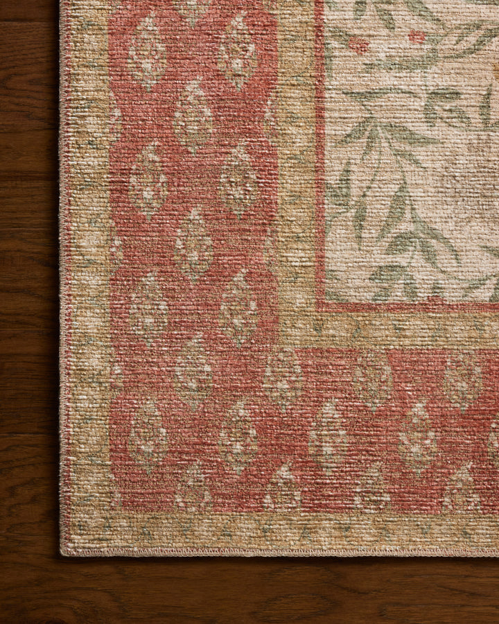 Rifle Paper Co. x Loloi Edinburgh Ivory / Spice detail image