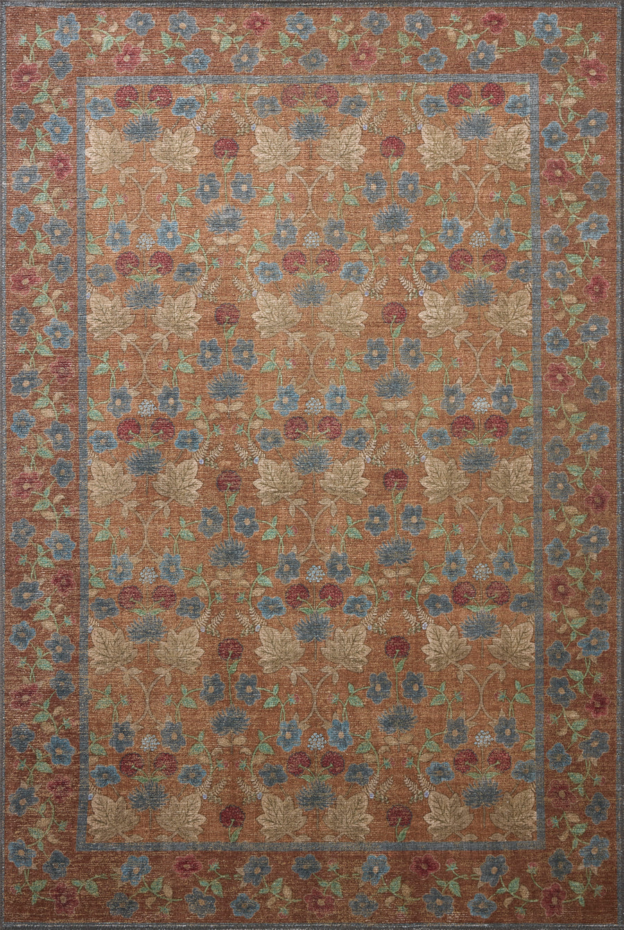 Rifle Paper Co. x Loloi Edinburgh Cinnamon / Multi 10'-0" x 14'-0"