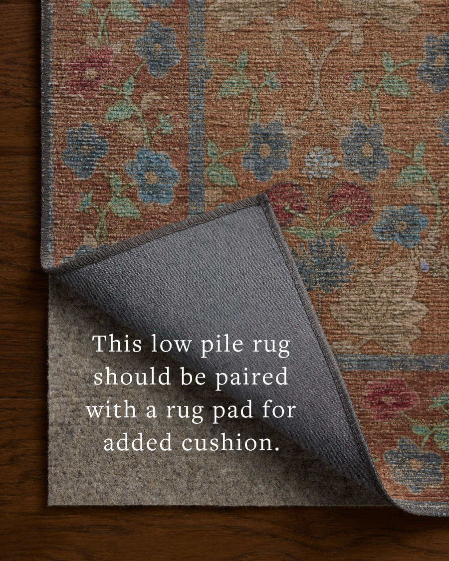 Rifle Paper Co. x Loloi Edinburgh Cinnamon / Multi detail image
