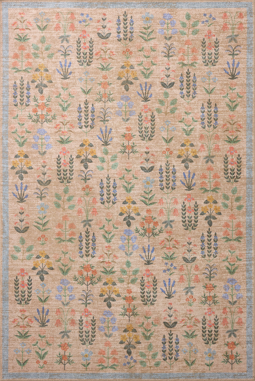 Rifle Paper Co. x Loloi Edinburgh Cream / Multi 10'-0" x 14'-0"