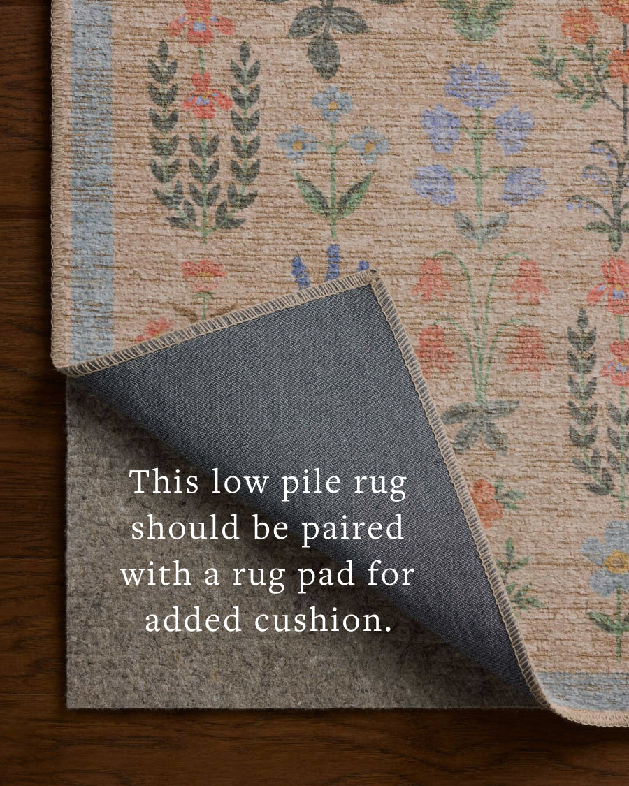 Rifle Paper Co. x Loloi Edinburgh Cream / Multi detail image