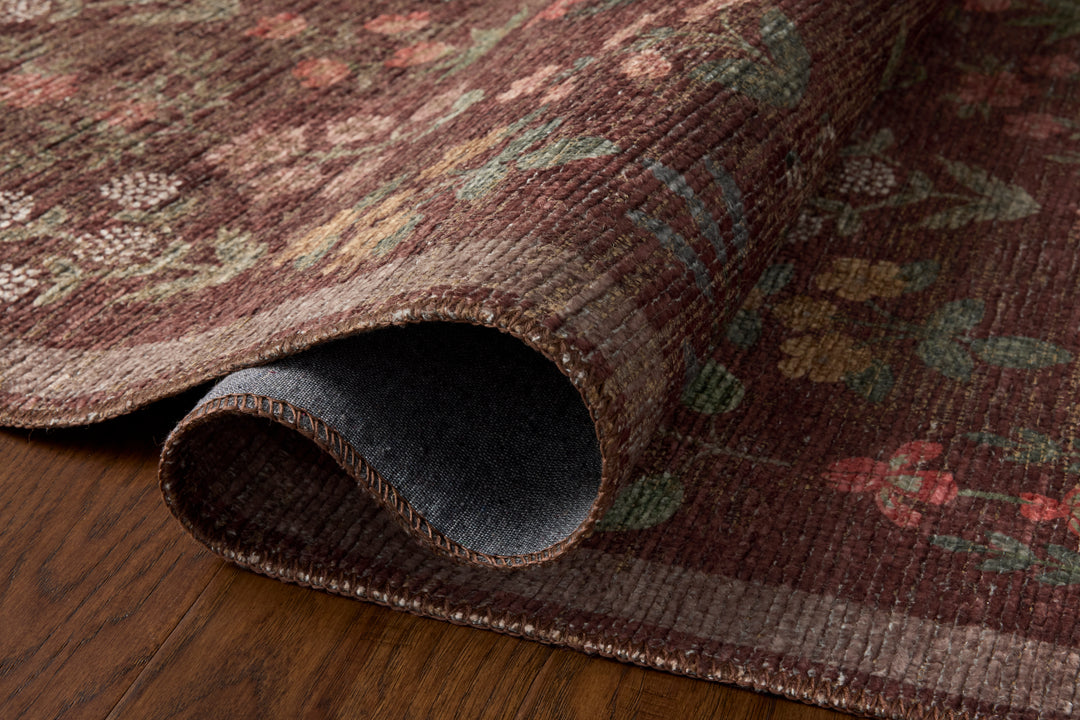 Rifle Paper Co. x Loloi Edinburgh Merlot / Multi detail image