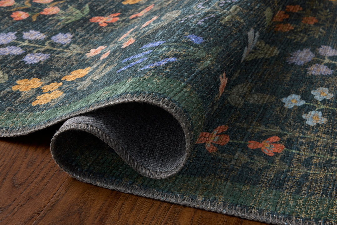 Rifle Paper Co. x Loloi Edinburgh Navy / Multi detail image