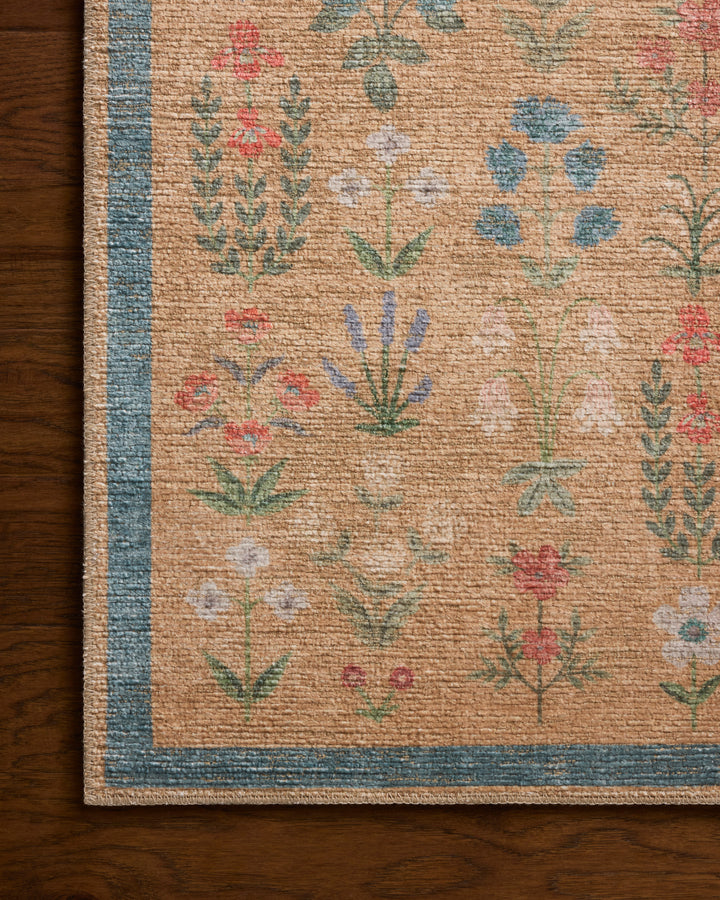 Rifle Paper Co. x Loloi Edinburgh Wheat / Multi detail image