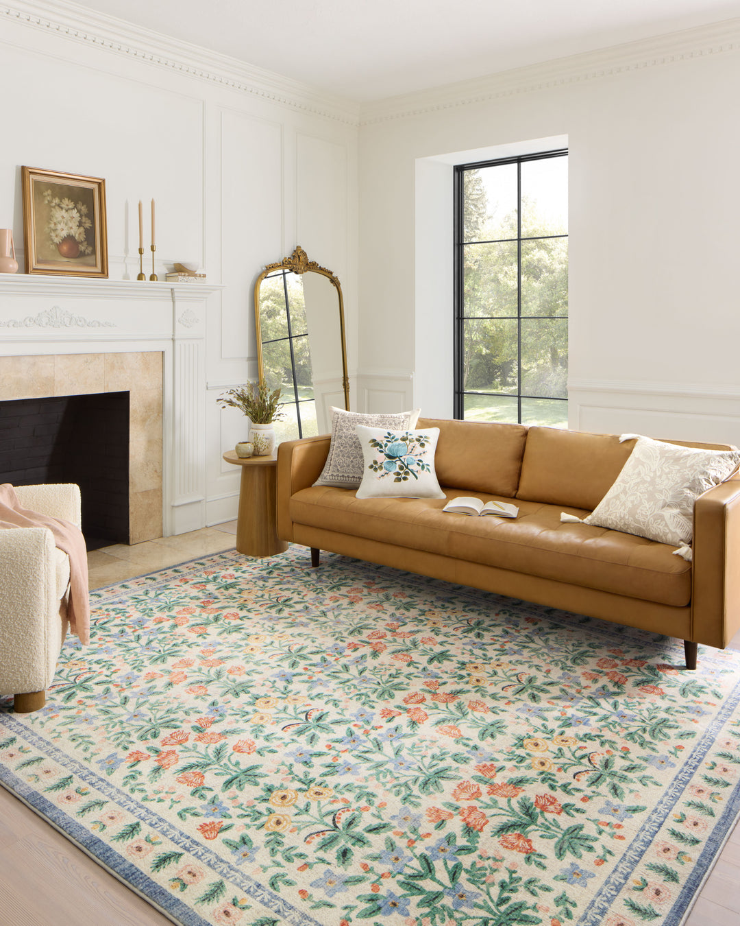 Rifle Paper Co. x Loloi Eden Mughal Garden Cream Rugs