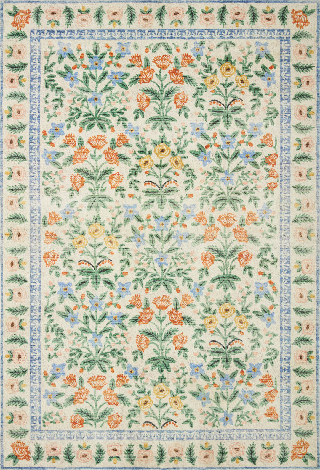 Rifle Paper Co. x Loloi Eden Mughal Garden Cream Rugs