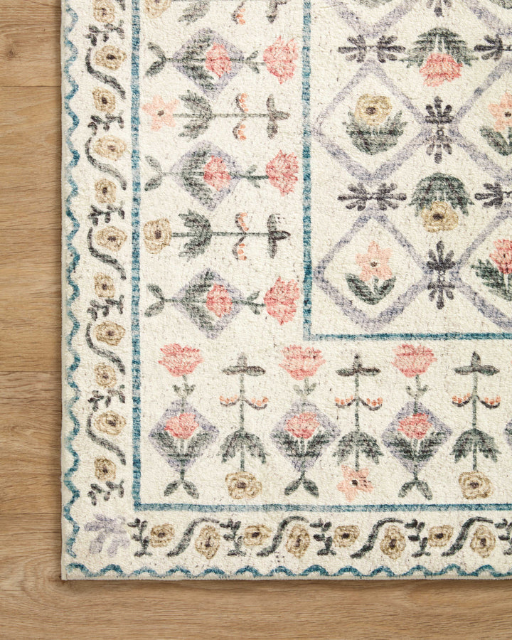 Rifle Paper Co. x Loloi Eden Lattice Ivory Rugs