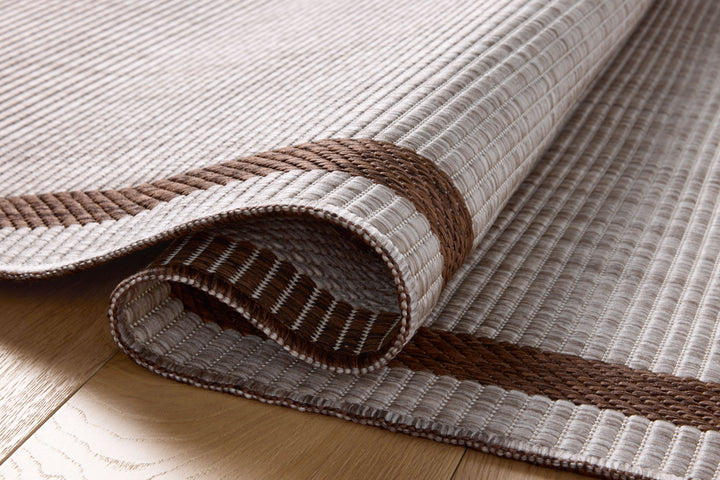 Loloi II Easton Dove / Coffee Rugs