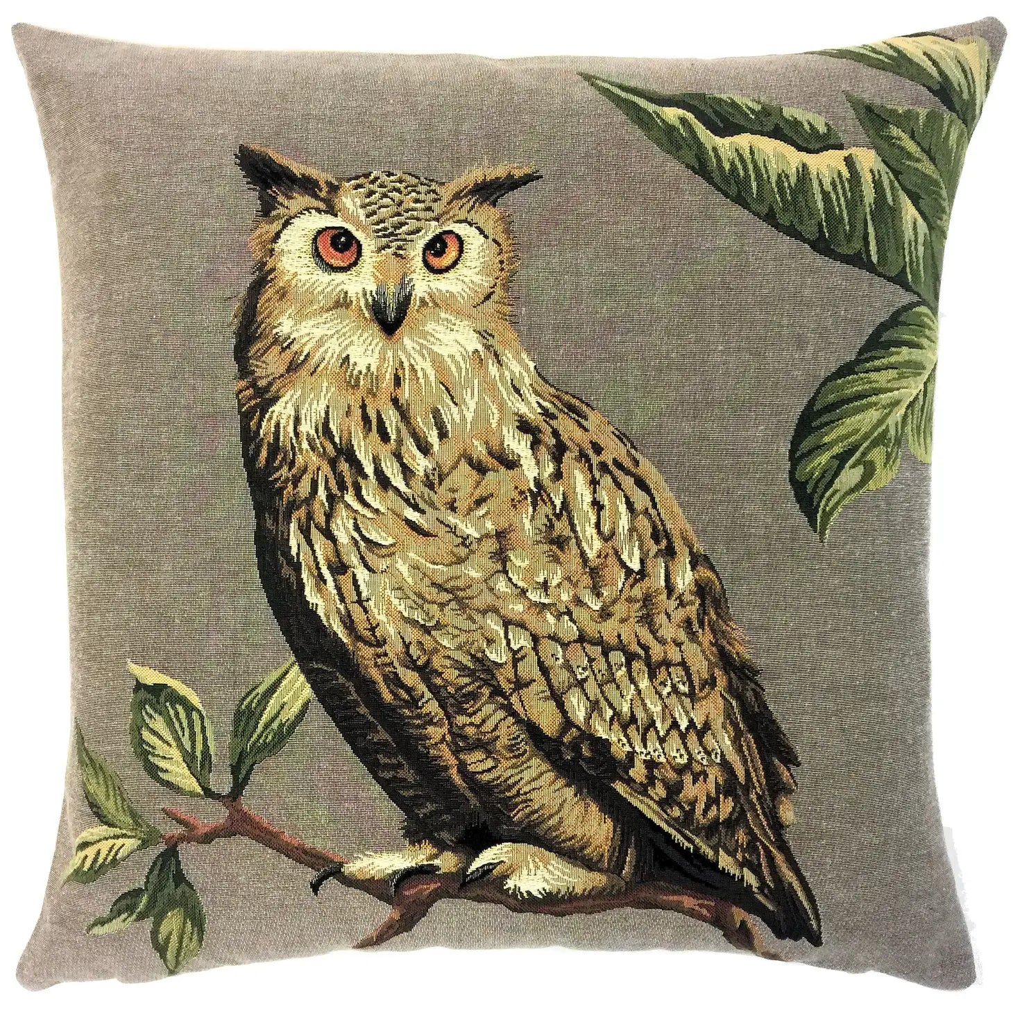 Eagle Owl Cushion - Medieval Art