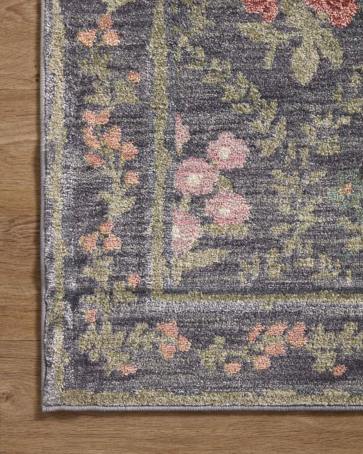 Rifle Paper Co. x Loloi Fiore Charcoal Rugs