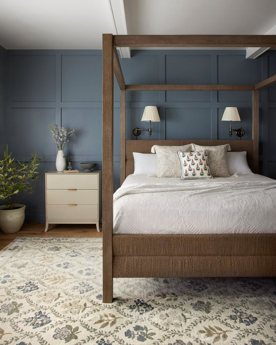 Rifle Paper Co. x Loloi Fiore Ivory Rugs