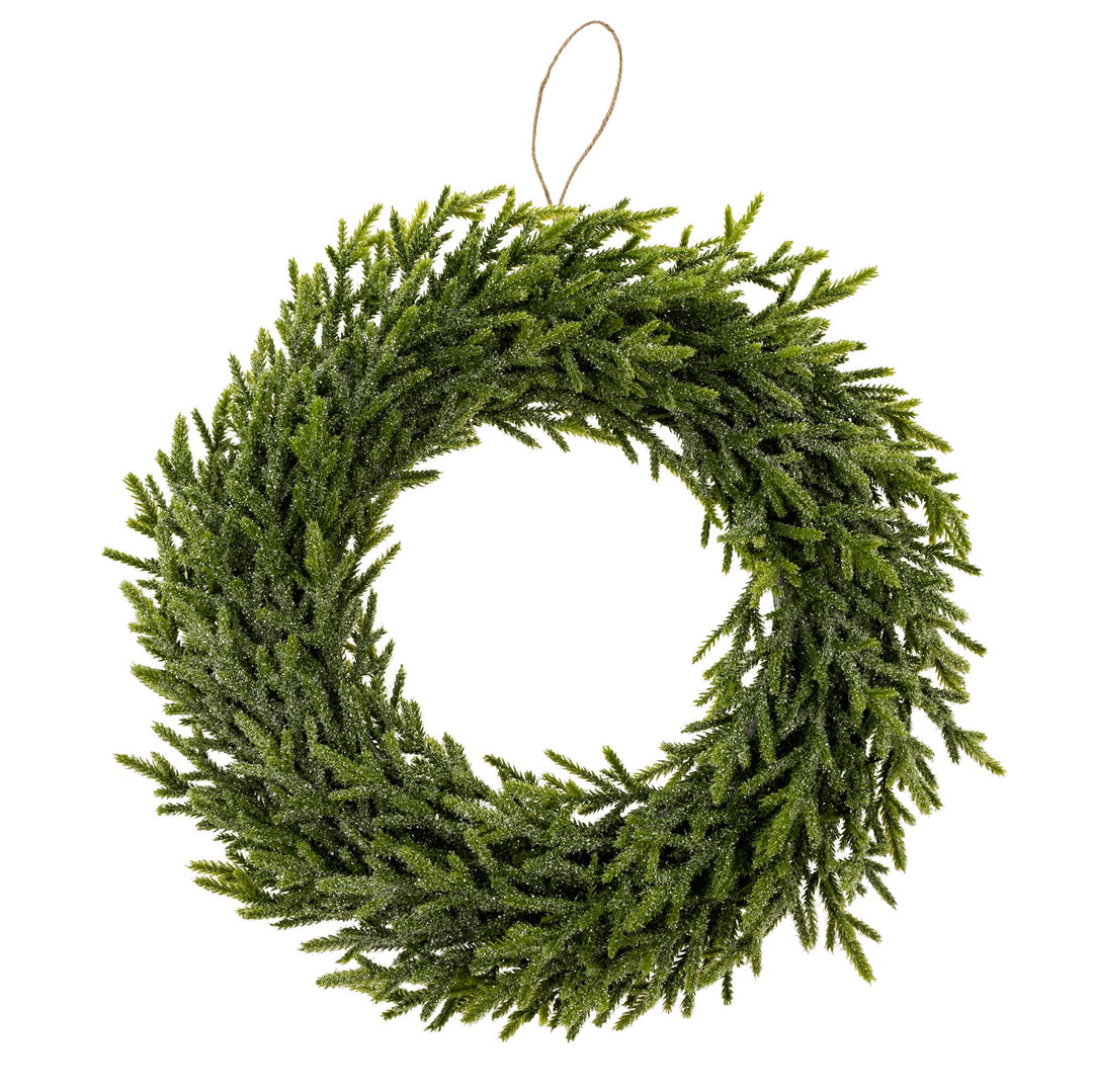 Frosted Fir Wreath L