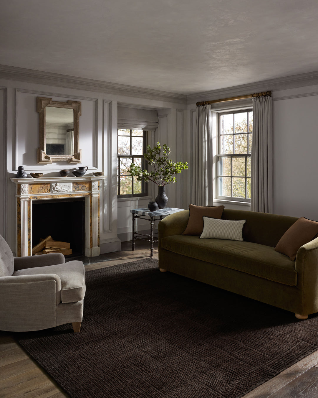 Jeremiah Brent x Loloi Greenwich Brown Rugs