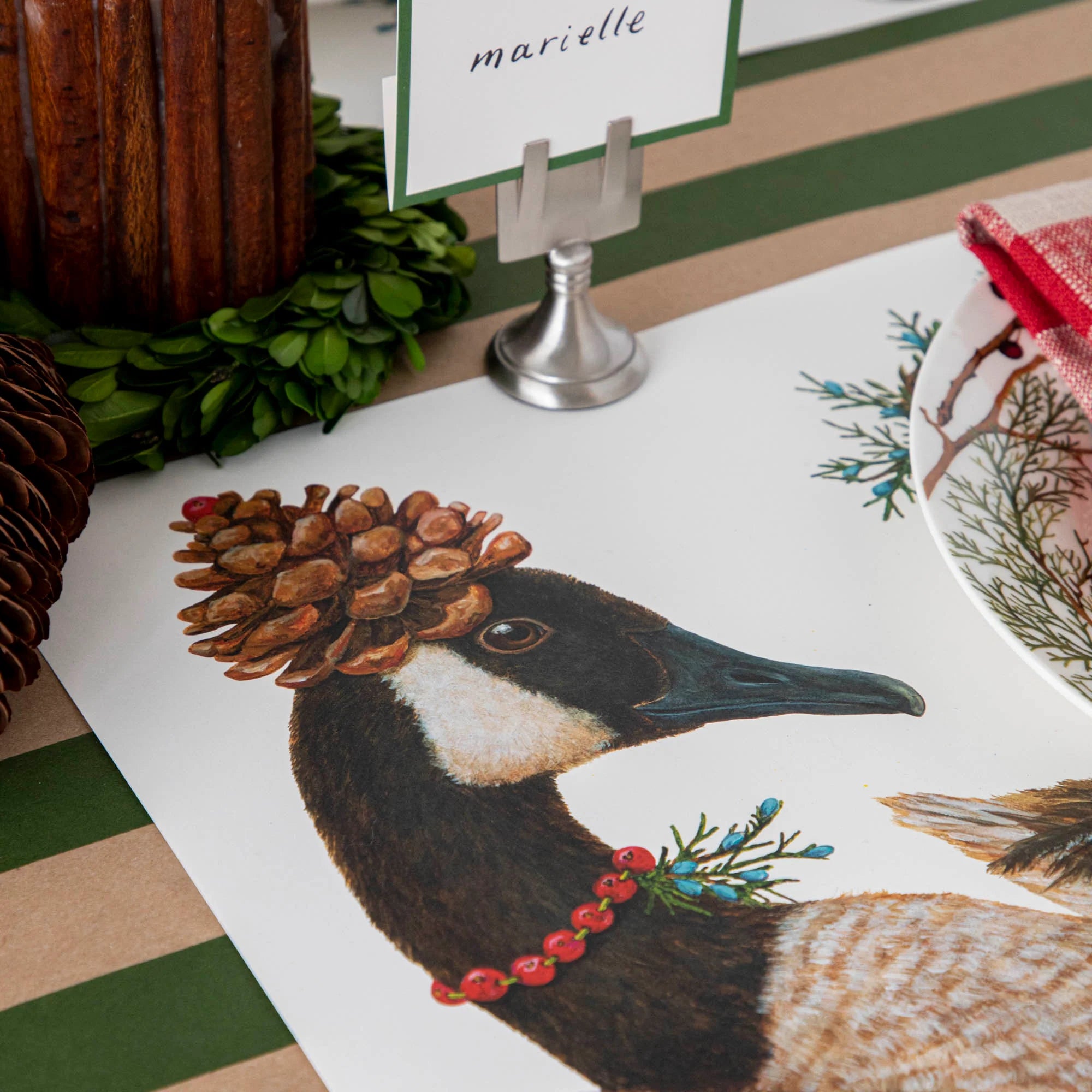 Festive Geese Placemat