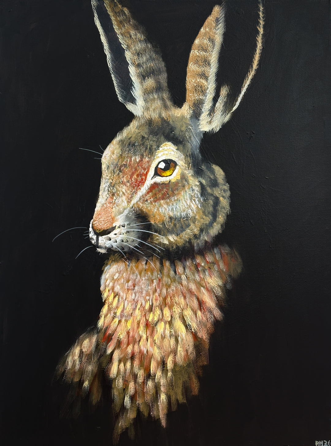 George | Acrylic on Canvas by Robert Moore