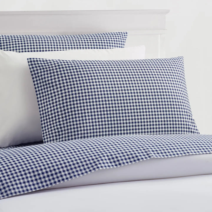 Gingham Sheet Set Navy