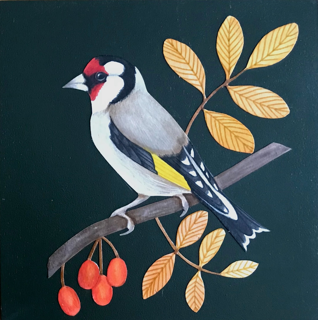 Goldfinch in Rosehip #1