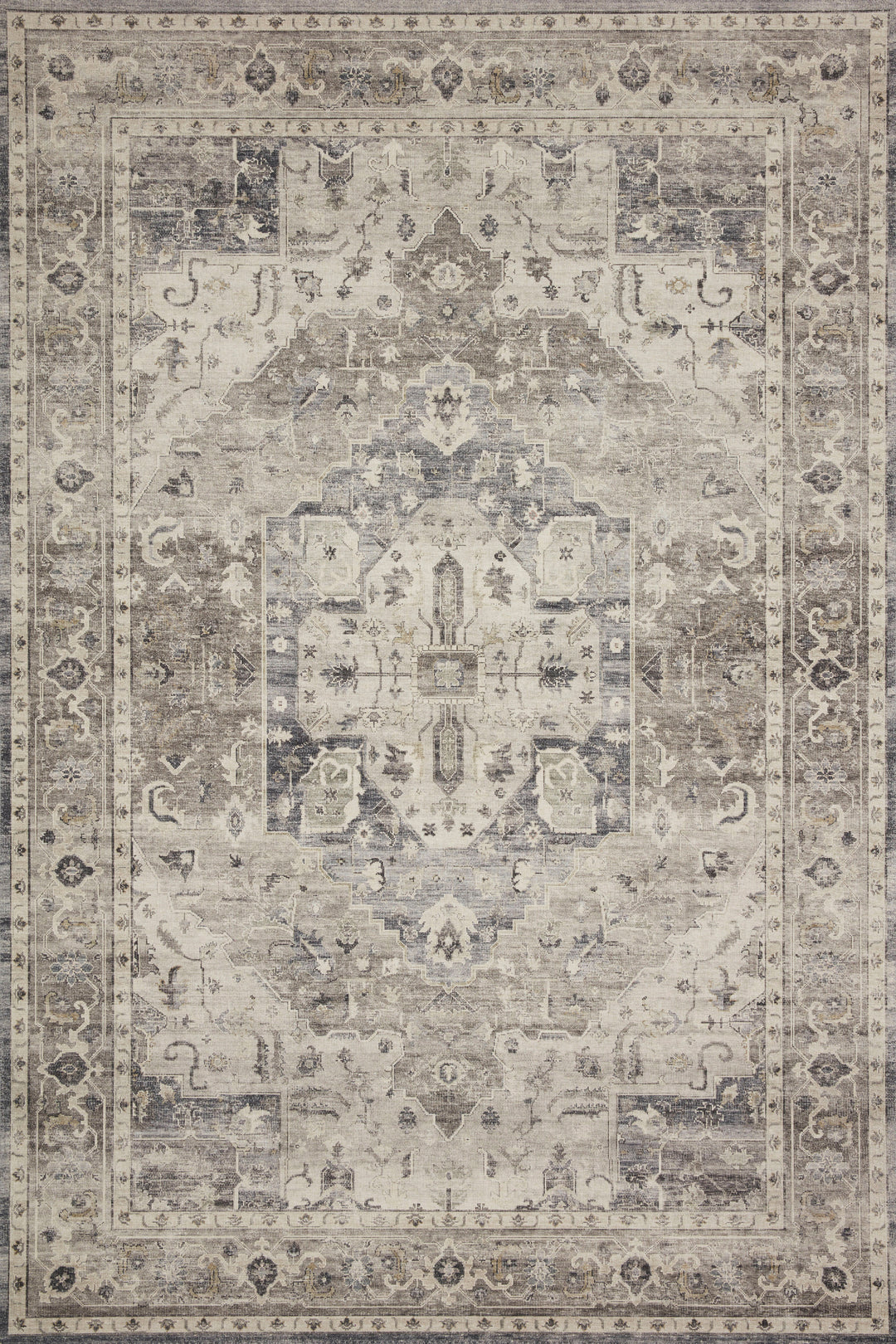 Loloi II Hathaway Steel / Ivory Rugs