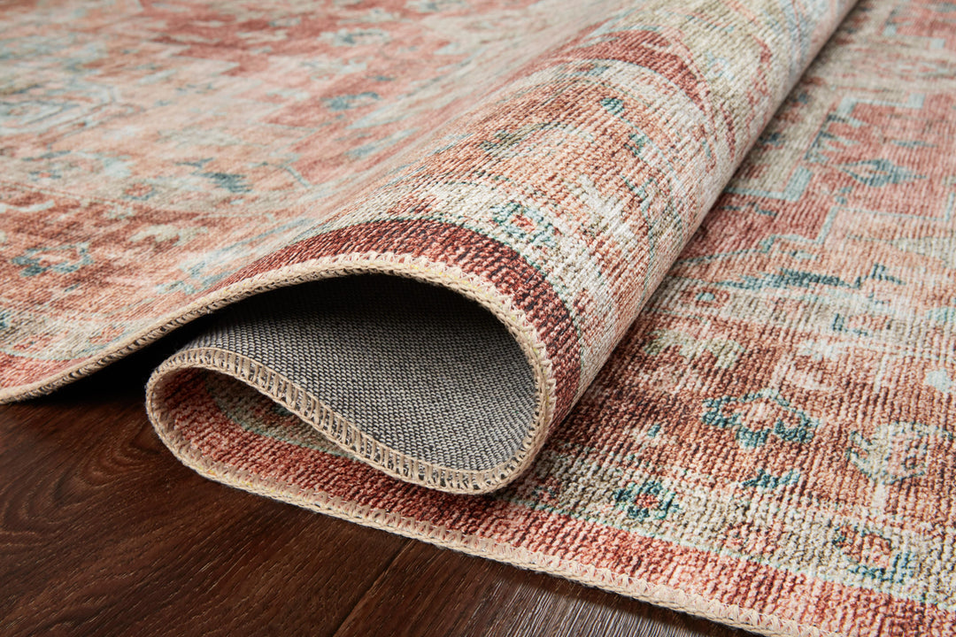 Loloi II Heidi Terracotta / Aqua Rugs