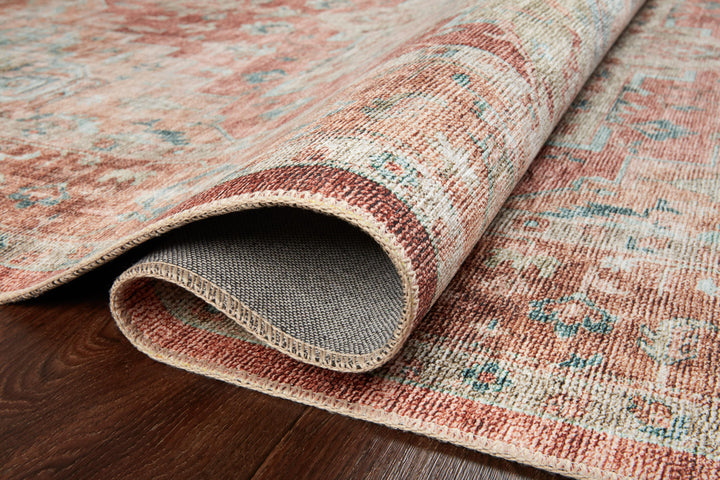 Loloi II Heidi Terracotta / Aqua Rugs