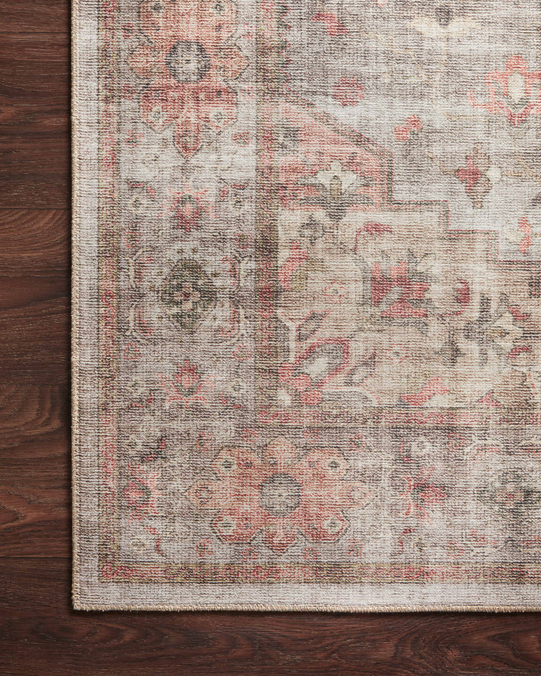 Loloi II Heidi Dove / Spice Rugs